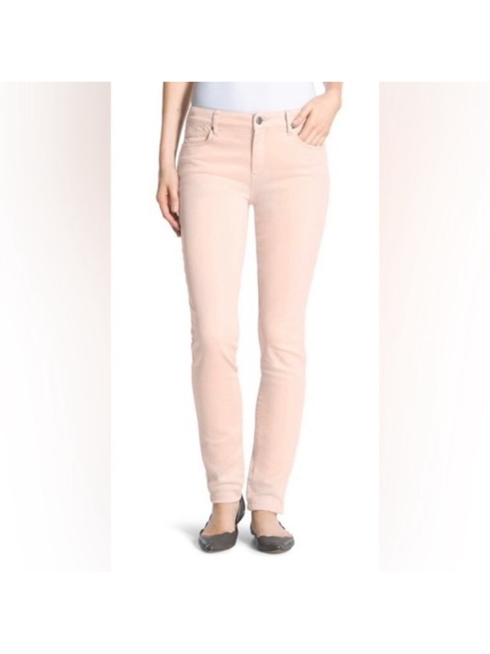 Chico's Platinum Denim Peach Jeggings Size 0 (US 4)
